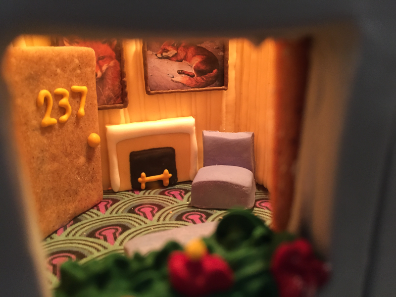 Illustration for article titled I Hope No One Tries to Hack This Shining-Inspired Gingerbread Hotel to Pieces